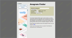 Desktop Screenshot of anagramlogic.com